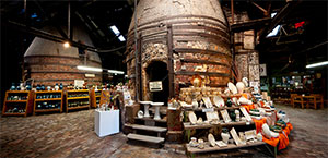 Brick Kilns and Gift Shop within the Bendigo Pottery